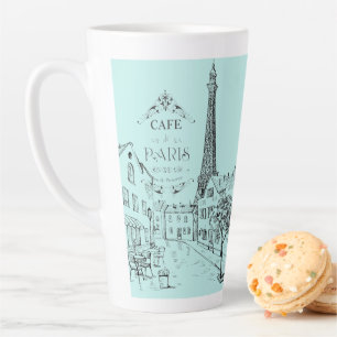 Kaffeetasse Cafe Paris Latte Milchtasse