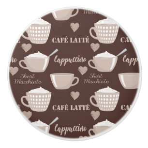 Kaffeetasse Cappuccino Liebhaber Machiatto Herz Keramikknauf