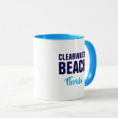 Kaffeetasse Clearwater Beach Florida (VorderseiteRechts)