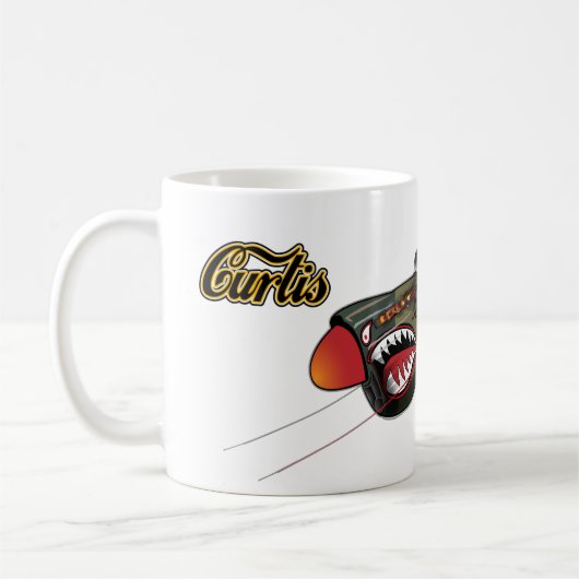Kaffeetasse Curtis P-40 WarHawk (Links)