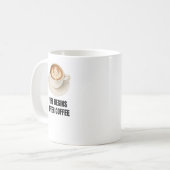 Kaffeetasse 'Das Leben Beginnt Nach Dem Kaffee' | (Vorderseite Links)