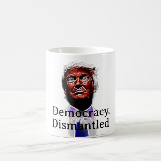 Kaffeetasse Demokratie abgebaut (Mittel)