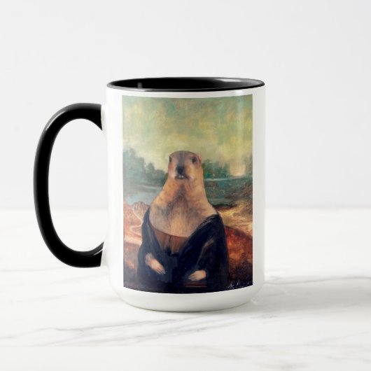 Kaffeetasse der Murmeltier Lisa (Links)