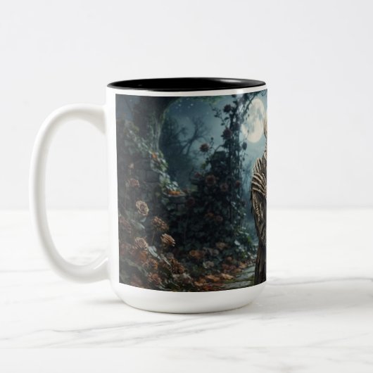 Kaffeetasse der Skelett-Hochzeit (Links)
