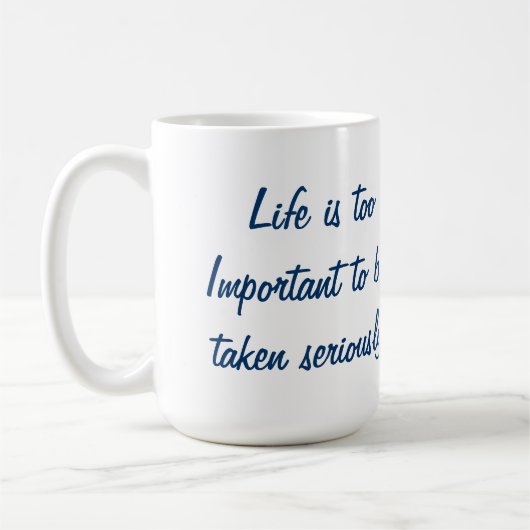 Kaffeetasse des Lebens (Links)