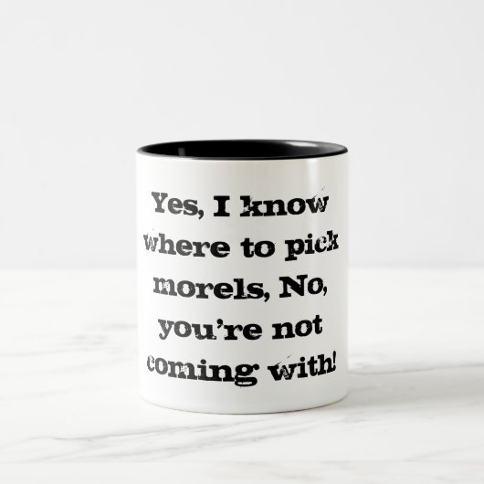 Kaffeetasse des lustigen Morcheljägers (Mittel)