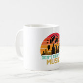 Kaffeetasse „Don’t Stop The Music“ (Vorderseite Links)