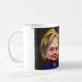 Kaffeetasse Donald Trump u. lustige Hillary (Links)
