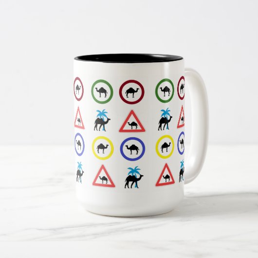 Kaffeetasse Dromedar-Kamel (VorderseiteRechts)