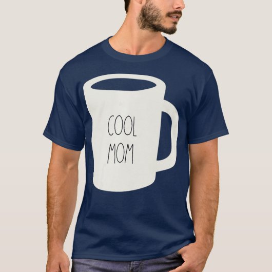 Kaffeetasse Dunn Pottery Lustig Coole Mutter T-Shirt (Vorderseite)