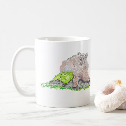 Kaffeetasse : Durst haben (Mit Donut)