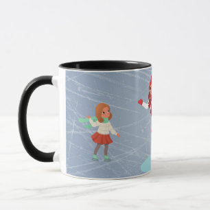 Kaffeetasse Eisläufer