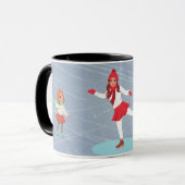 Kaffeetasse Eisläufer (Vorderseite Links)