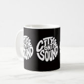 Kaffeetasse | Fette Typografie Urbanes Design (Vorderseite Links)