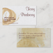 Kaffeetasse-Fleck Murray Visitenkarte (Vorne/Hinten)