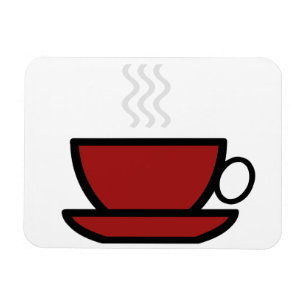 Kaffeetasse-flexibler Magnet