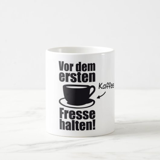 Kaffeetasse " Fresse halten" (Mittel)