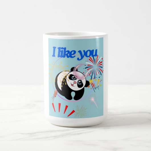 Kaffeetasse: freundlicher Panda Kaffeetasse (Mittel)