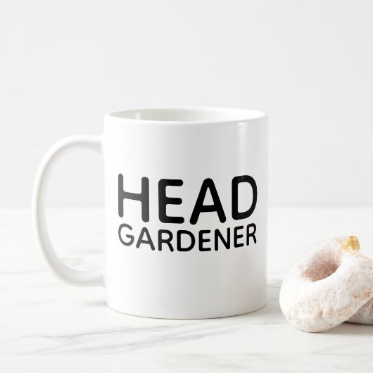 Kaffeetasse für den Gärtner (Mit Donut)
