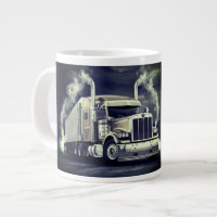 Kaffeetasse für den professionellen LKW-Fahrer