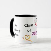 Kaffeetasse für die Abschlussklasse 2026 (Vorderseite Links)