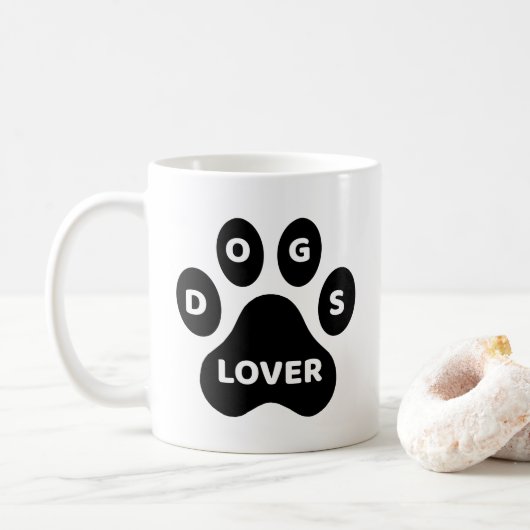 Kaffeetasse für Hunde Liebhaber (Mit Donut)