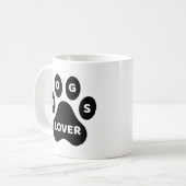 Kaffeetasse für Hunde Liebhaber (Vorderseite Links)