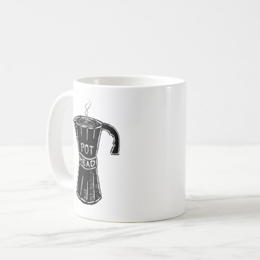 Kaffeetasse für Kaffeetrinker (Vorderseite Links)