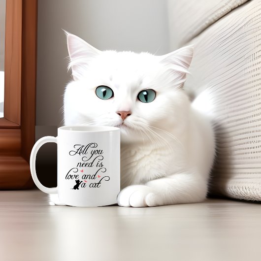 Kaffeetasse für Katzenmutter mit niedlichem Zitat