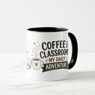 Kaffeetasse für Lehrer 'Kaffee & Klassenzimmer Mei