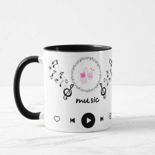 Kaffeetasse für Musikliebhaber (Links)