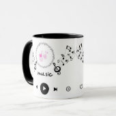 Kaffeetasse für Musikliebhaber (Vorderseite Links)