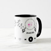 Kaffeetasse für Musikliebhaber (VorderseiteRechts)