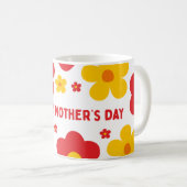 Kaffeetasse für Mütter am Muttertag (VorderseiteRechts)