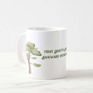 Kaffeetasse für Schriftsteller: Erste Entwürfe