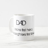 Kaffeetasse für Vatis (Vorderseite Links)