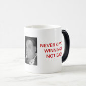 Kaffeetasse geben nie auf (VorderseiteRechts)