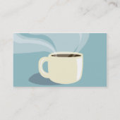 Kaffeetasse - Geschäft Visitenkarte (Rückseite)