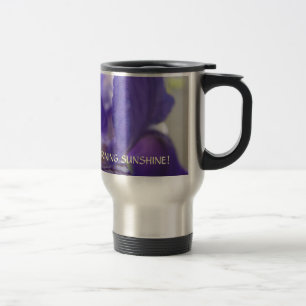 Kaffeetasse Geschenke Lila Schwertlilie Blumen Kaf