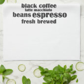 Kaffeetasse Geschirrtuch (Gefaltet)