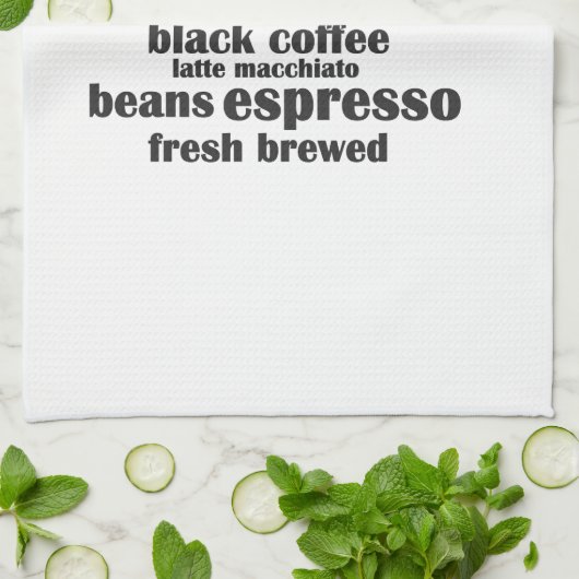 Kaffeetasse Geschirrtuch (Gefaltet)