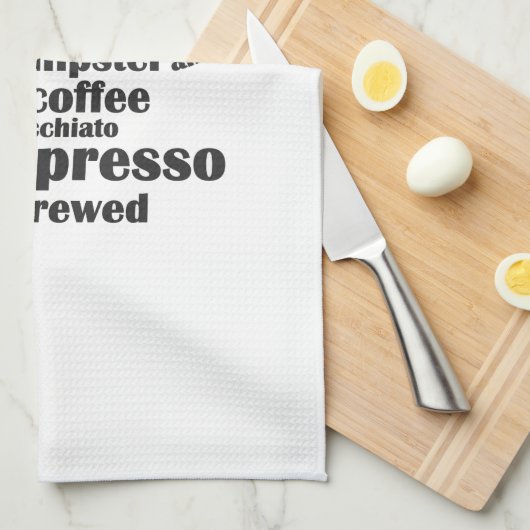 Kaffeetasse Geschirrtuch (Viertel Falte)