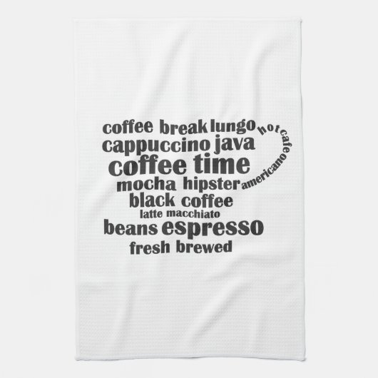 Kaffeetasse Geschirrtuch (Vertikal)