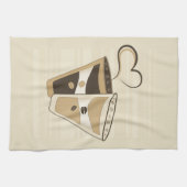 Kaffeetasse-Geschirrtuch Küchentuch (Horizontal)