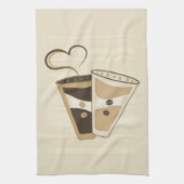Kaffeetasse-Geschirrtuch Küchentuch (Vertikal)