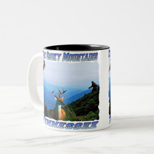Kaffeetasse Great Smoky Mountains Tennessee (Vorderseite Links)