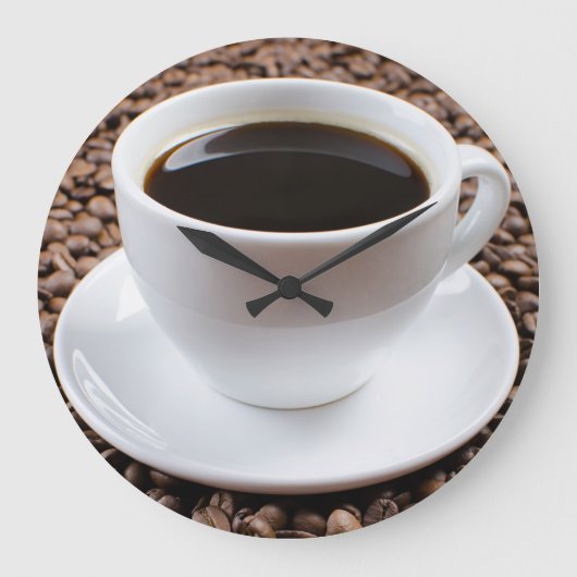 Kaffeetasse Große Wanduhr (Vorderseite)