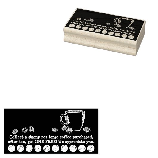 Kaffeetasse Gummistempel (Stempel)