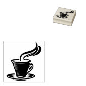 Kaffeetasse Gummistempel (Stempel)