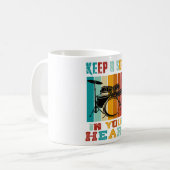Kaffeetasse 'Halte ein Lied in deinem Herzen' (Vorderseite Links)